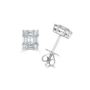 14k Gold & Diamond Stud Earrings