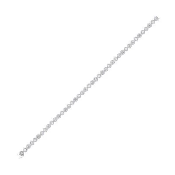 14KT White Gold & Diamond Classic Book Tru Reflection Bracelet   - 3-1/4 ctw