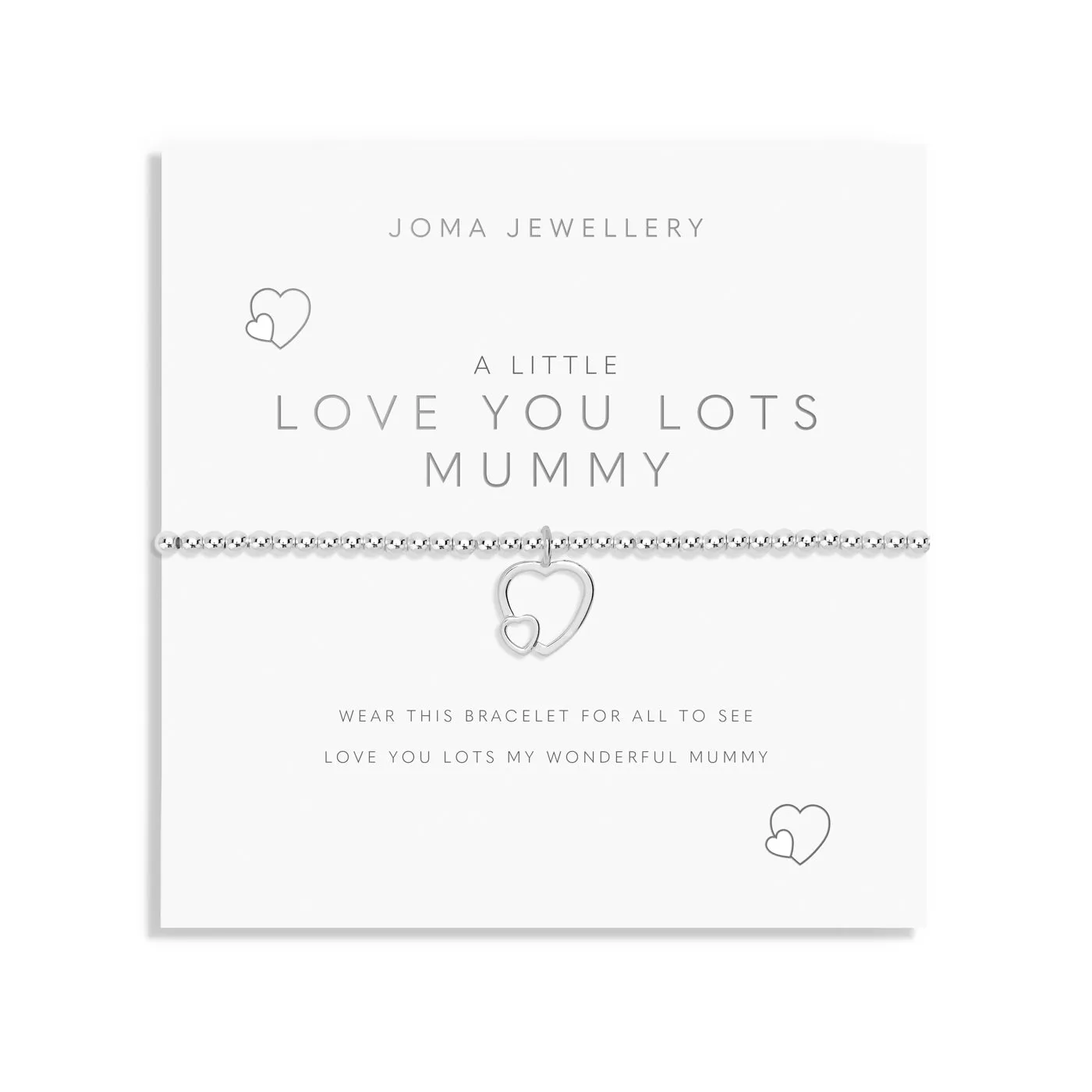 A Little Love You Lots Mummy Silver Plated Bracelet 7417