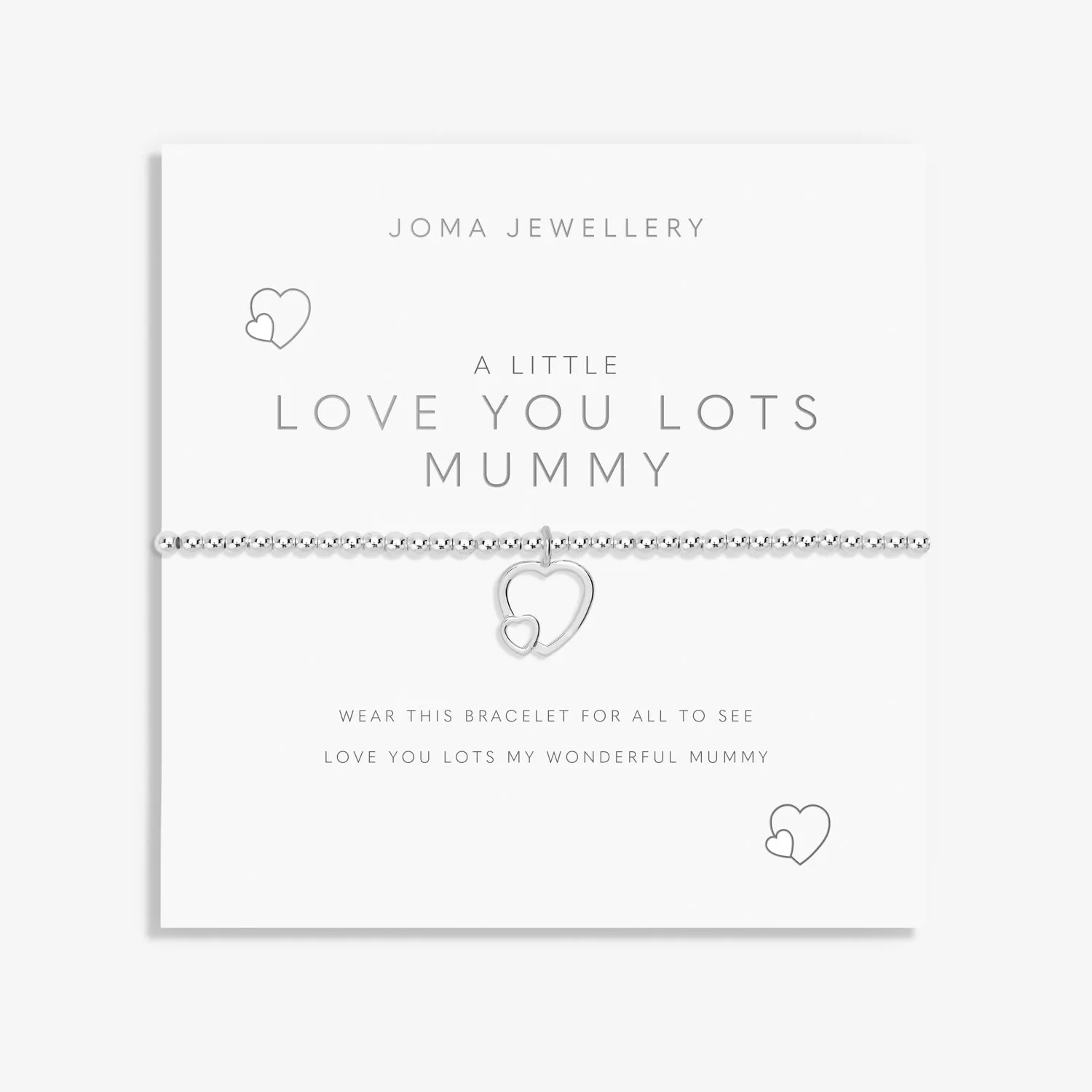 A Little Love You Lots Mummy Silver Plated Bracelet 7417
