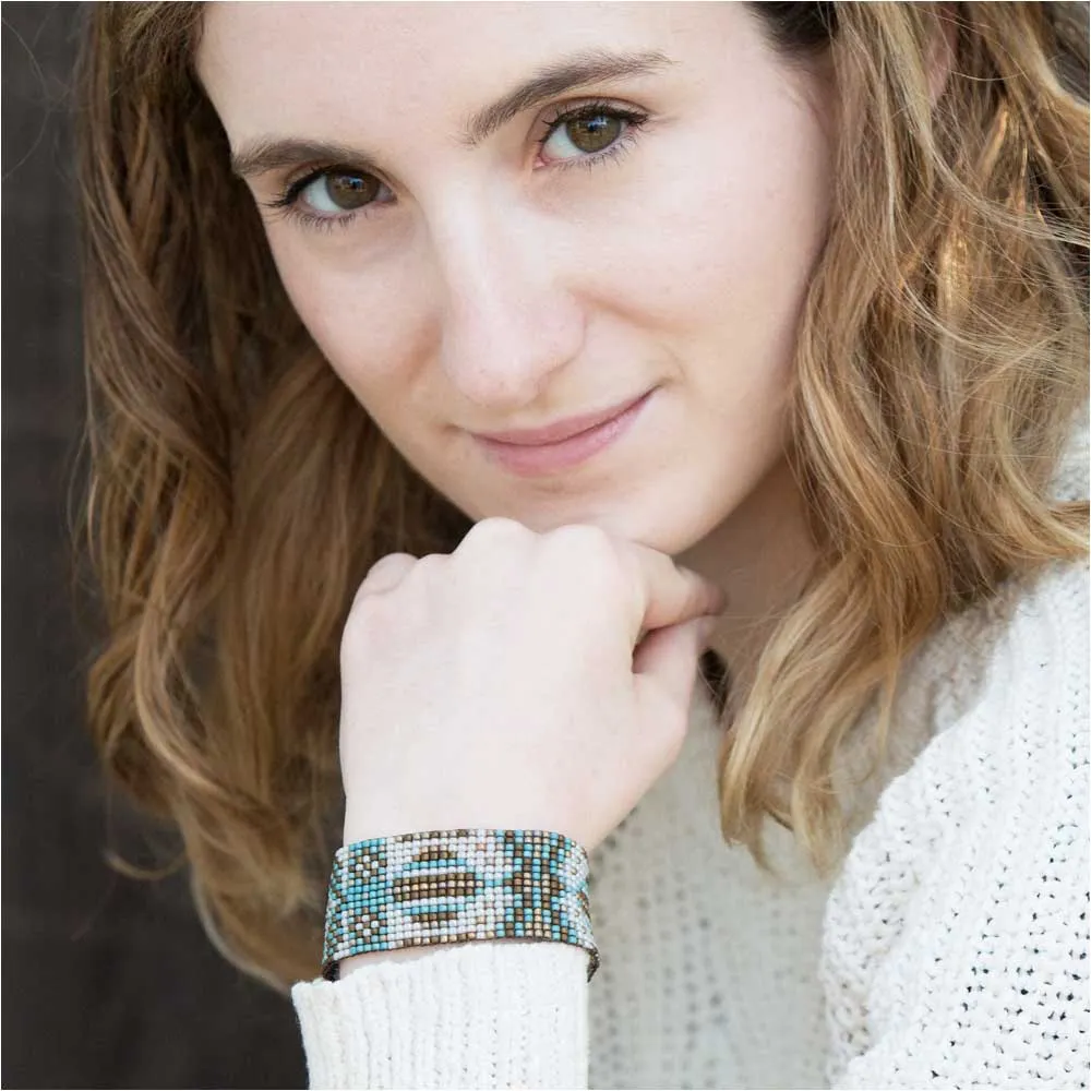 Ancient Turquoise Loom Bracelet (Reboot)