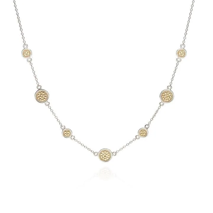 Anna Beck Classic Station Necklace, 16-18 inch - Gold Plated