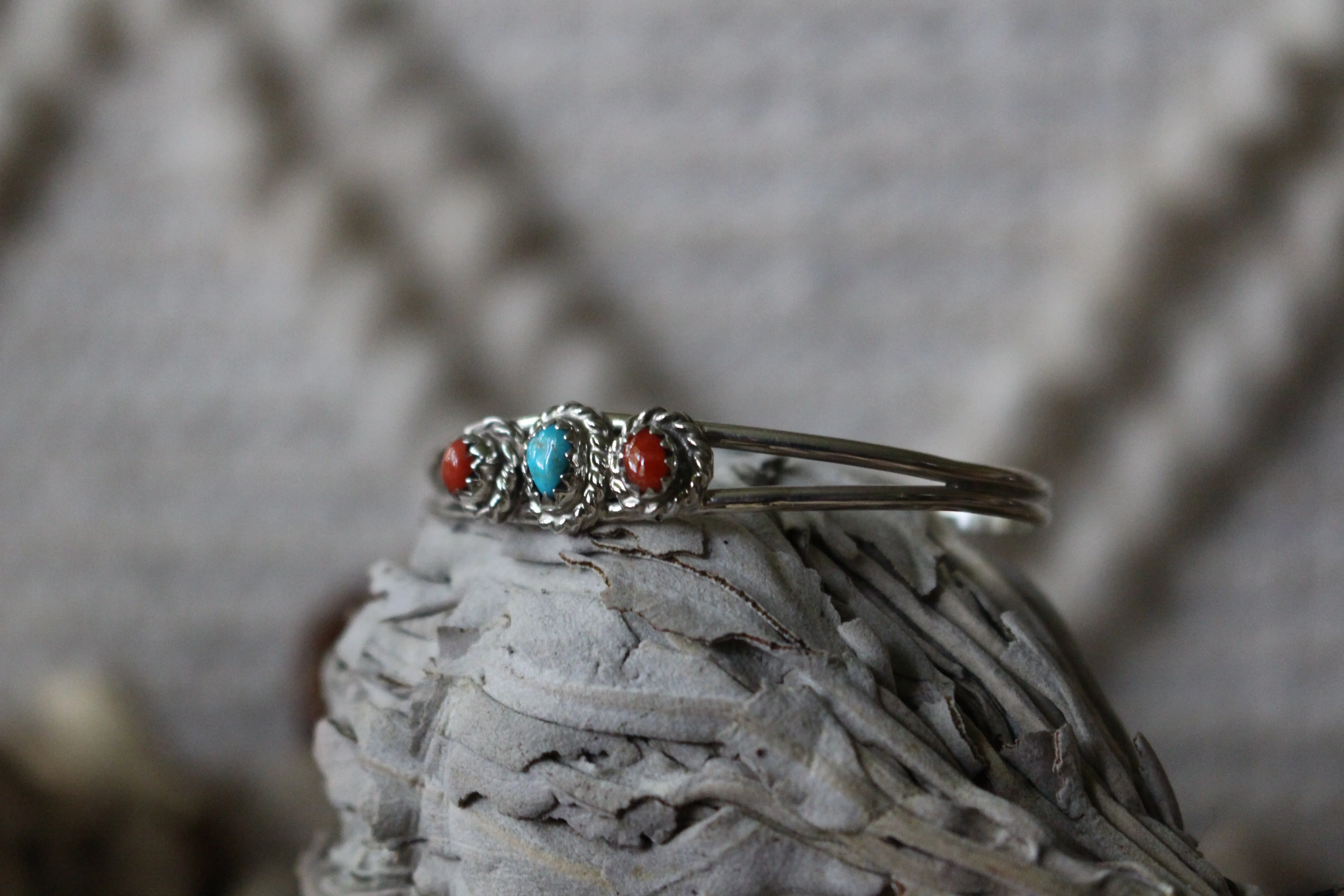 Baby Red and Turquoise Bracelet