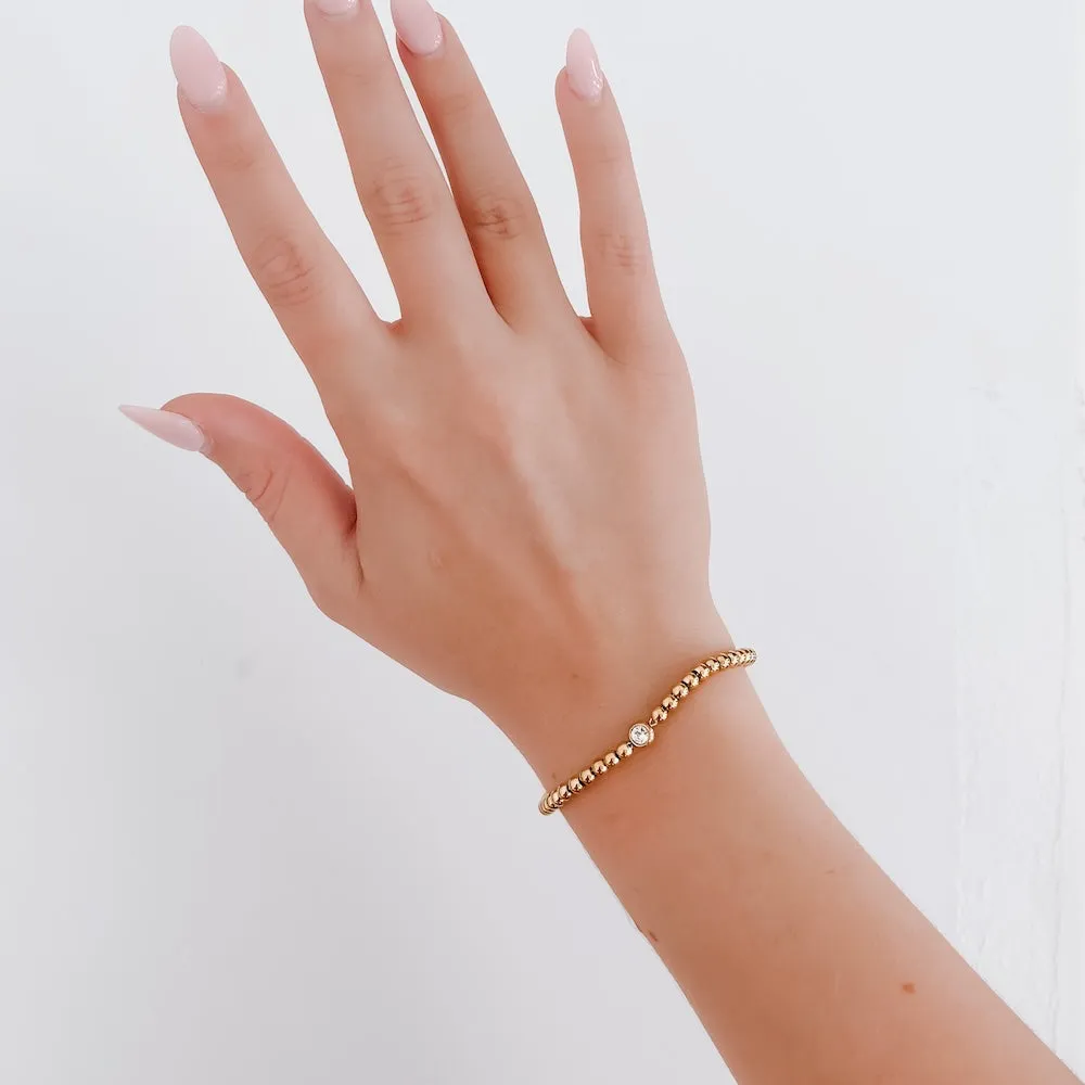 Ball Chain Diamond Bracelet - WATERPROOF