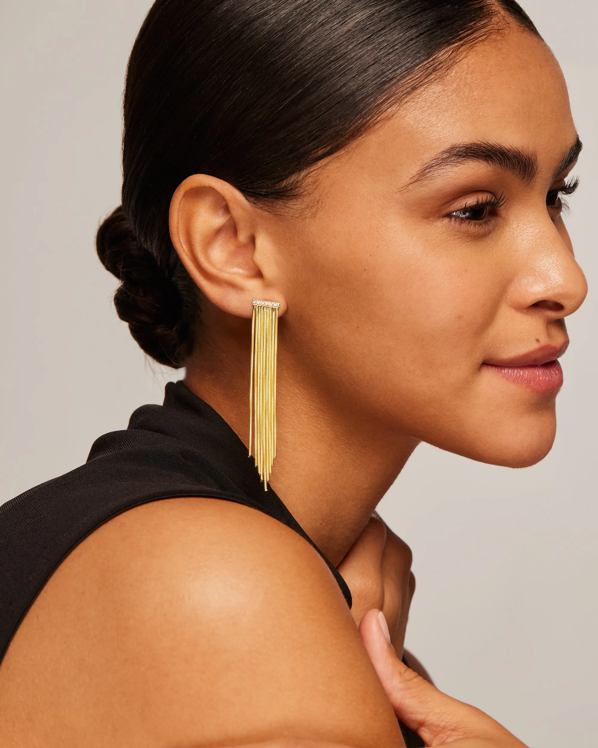 Bar Tassel Earrings
