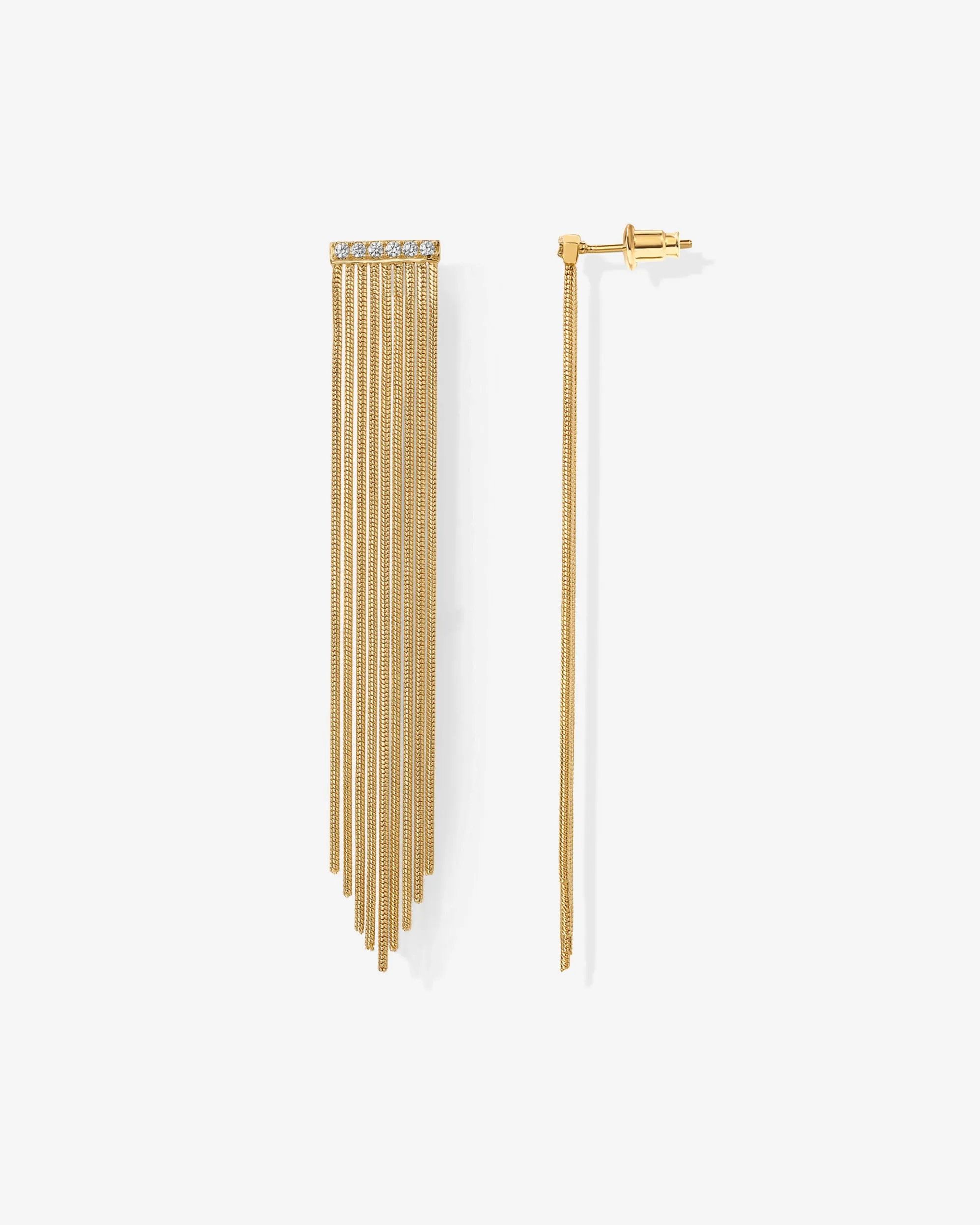 Bar Tassel Earrings