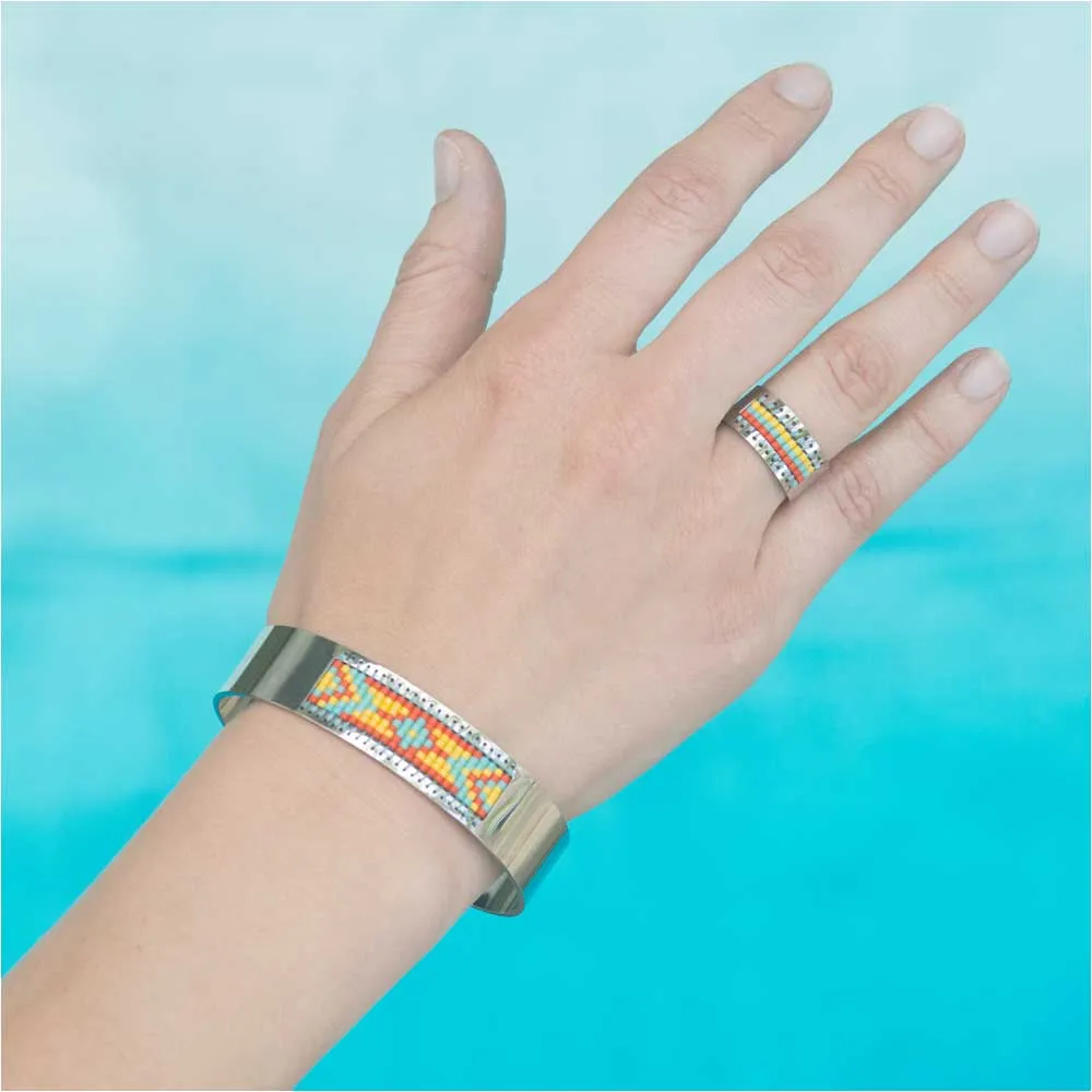 Beaded Centerline Bracelet and Ring Set - Sonora - Exclusive Beadaholique Jewelry Kit