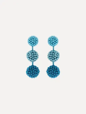 Beaded Sphere Earrings