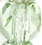 Camellia Flower Charm Faceted Glass Bead Bracelet
