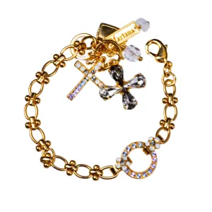 Chain Bracelet with Charms in "Ice Queen" *Custom*