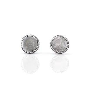 Chrysallis Agate Sparkler Studs - Quartz