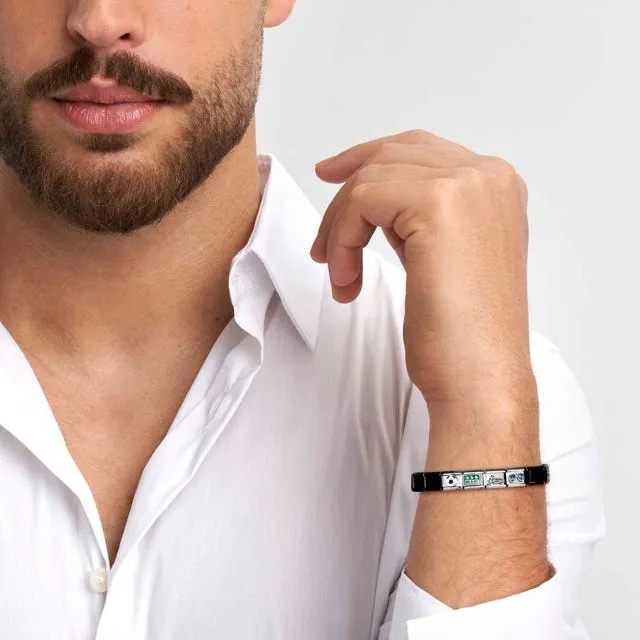 Classic Oval White Opal Link - Silver - 330503/07