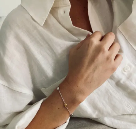Coast Pebble Golden Station Bracelet