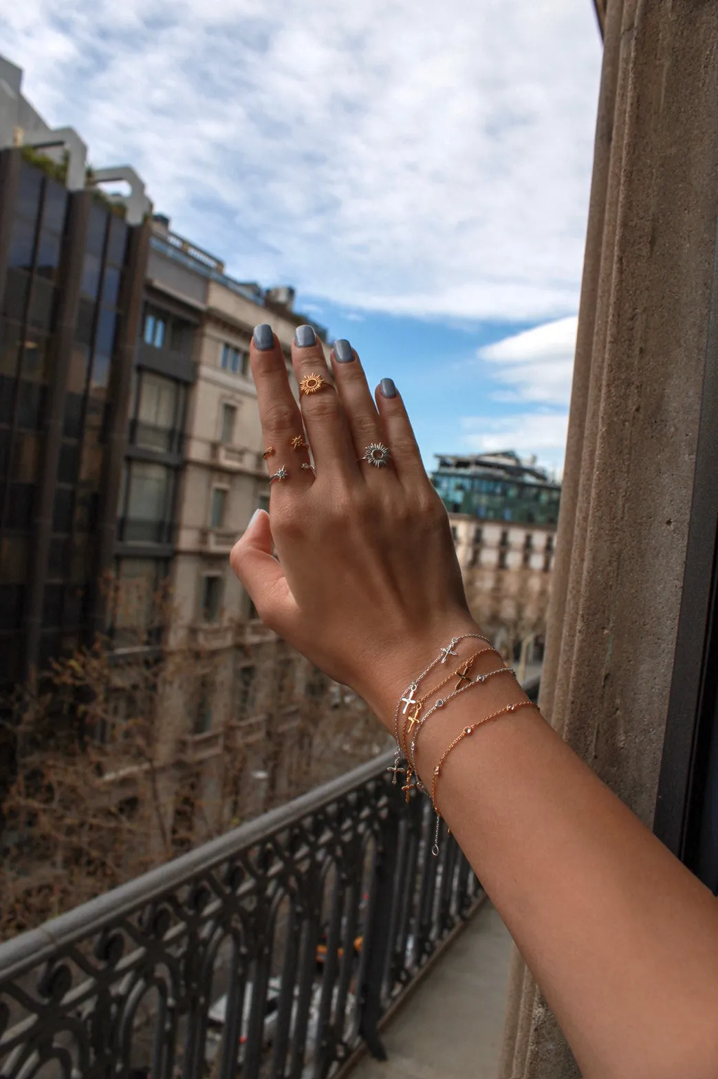 Cross Bracelet - Silver