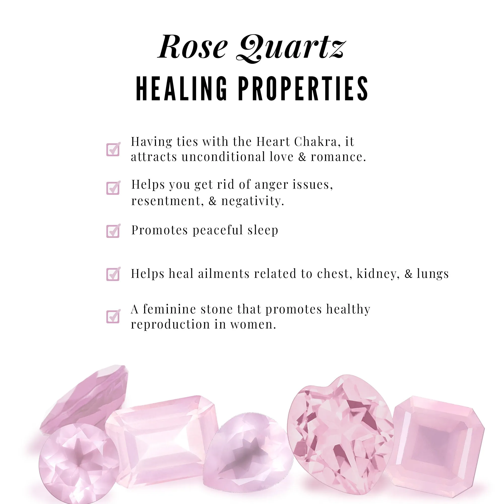 Designer Rose Quartz Solitaire Stud Earrings with Diamond Accent