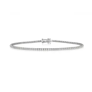 Diamond Jewellery 18ct White Gold Diamond Bracelet BDQ181W