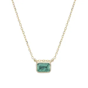 Emerald Lexie Necklace (ready to ship option)*