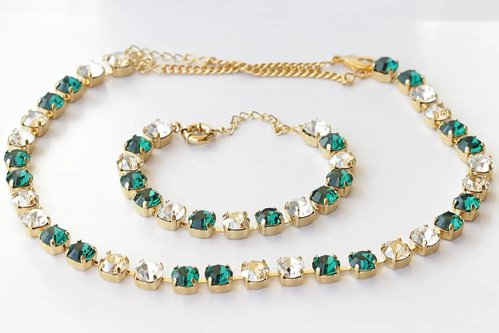 EMERALD VICTORIAN NECKLACE