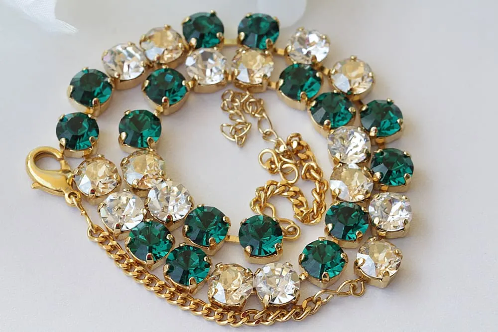EMERALD VICTORIAN NECKLACE