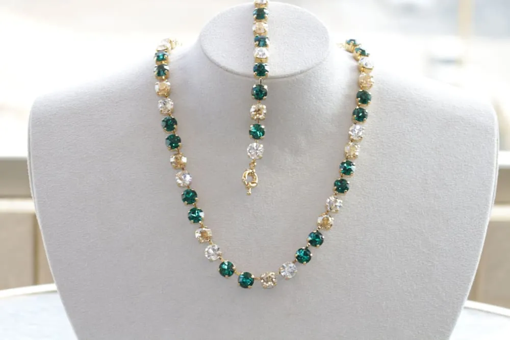 EMERALD VICTORIAN NECKLACE
