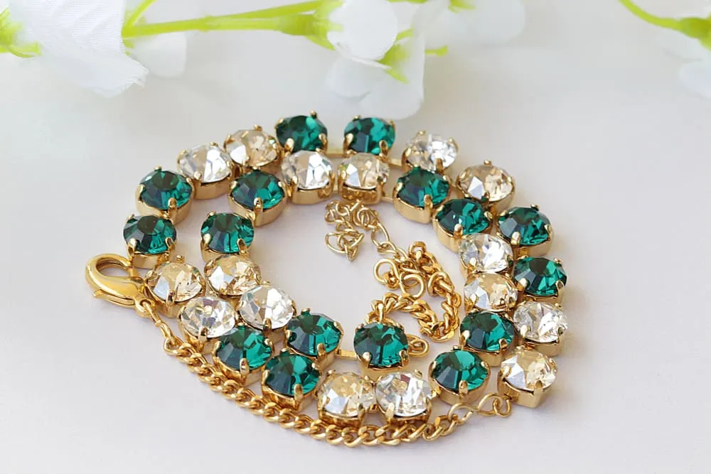EMERALD VICTORIAN NECKLACE