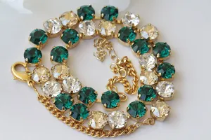 EMERALD VICTORIAN NECKLACE