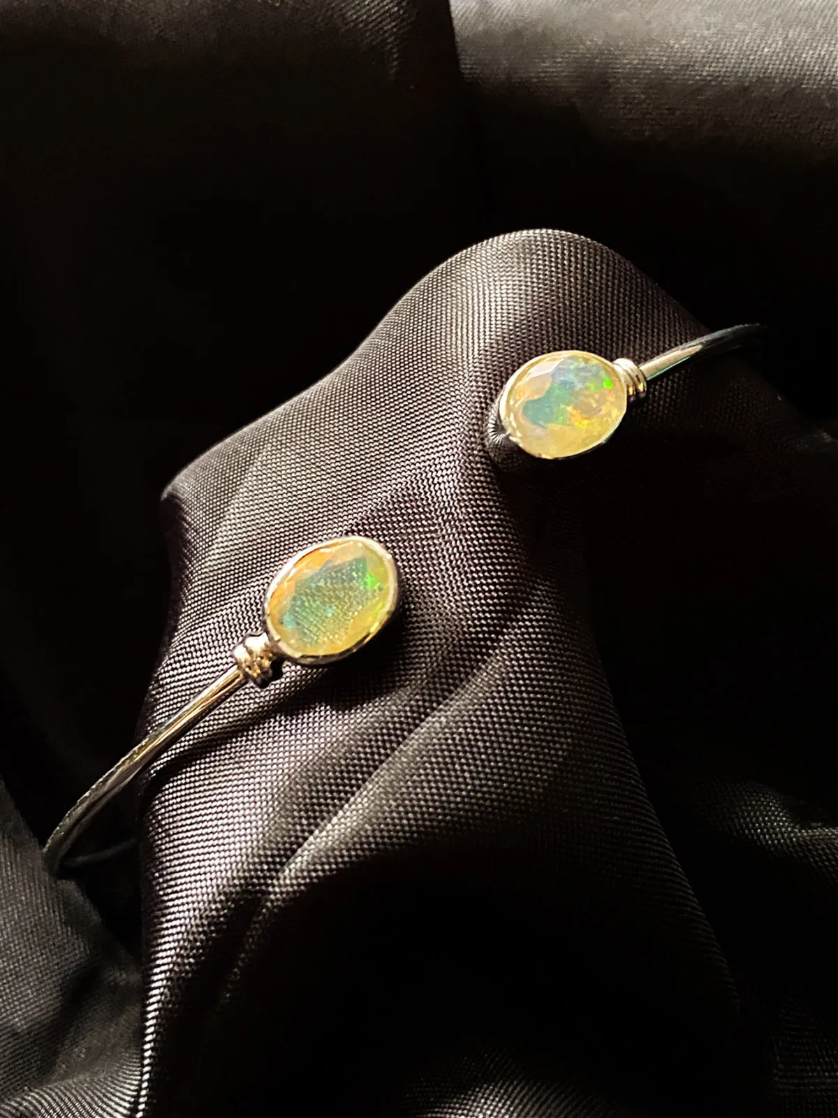 Ethiopian Opal Cuff Bracelet