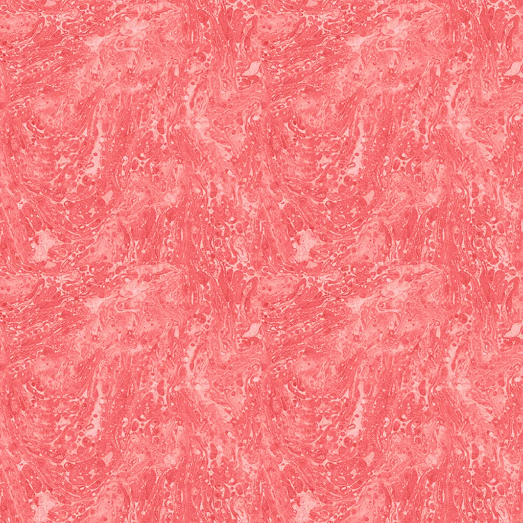 Feathered Friends Marble Dark Coral
