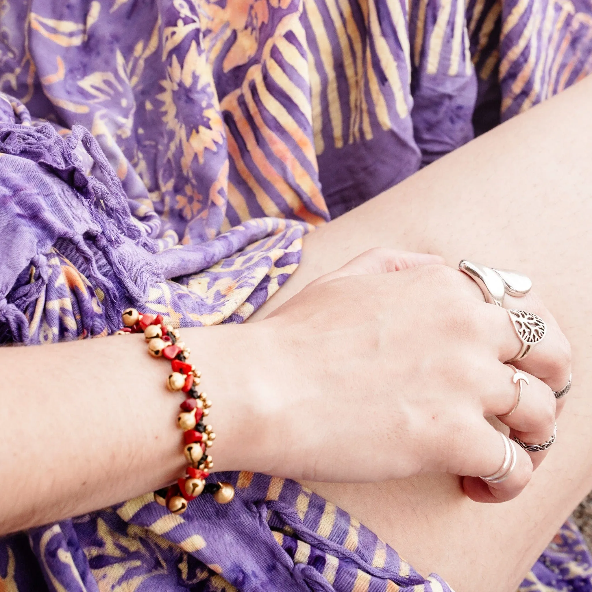 Flaming Heart Bracelet