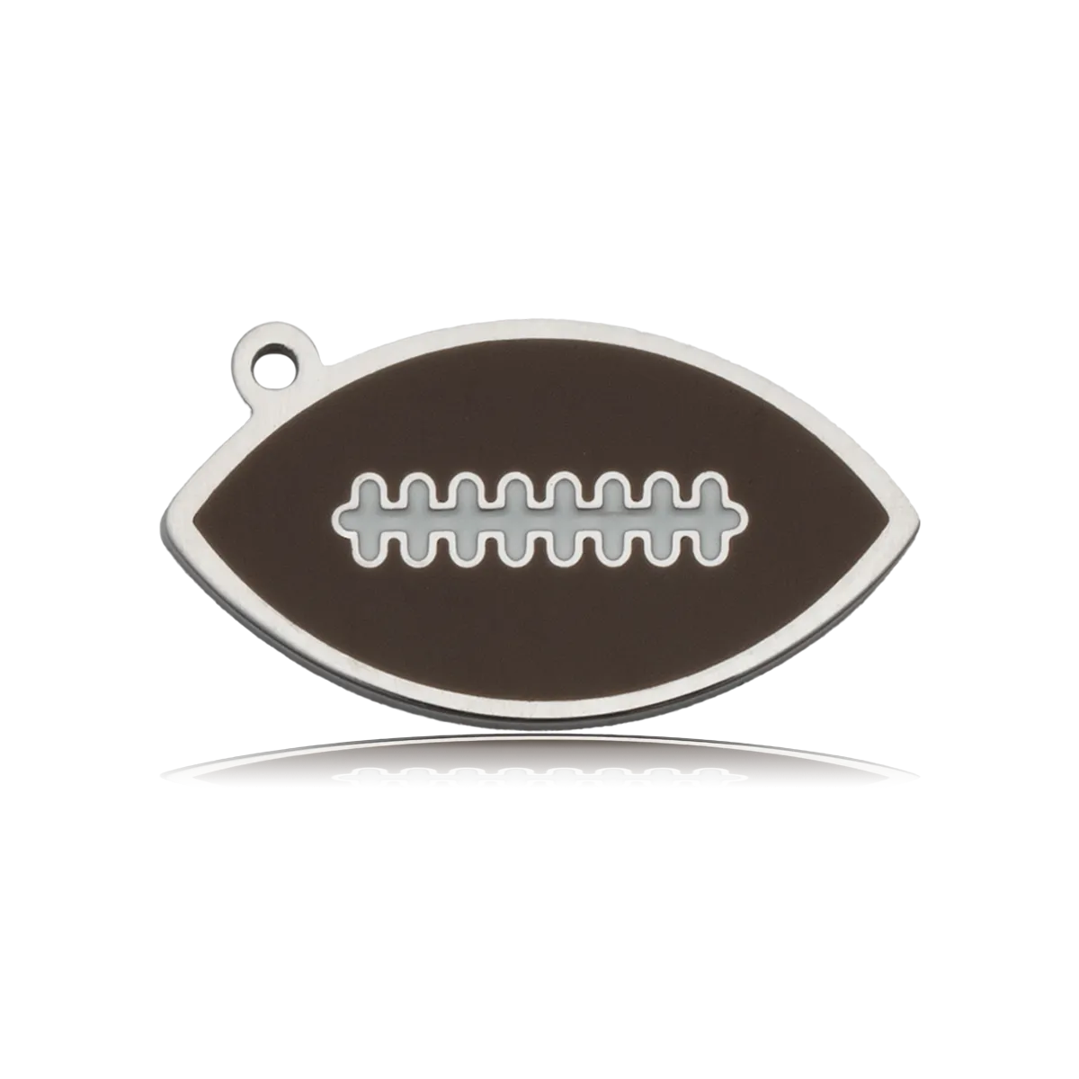 Football Enamel Charm with Blue Opal Jade Charity Bracelet