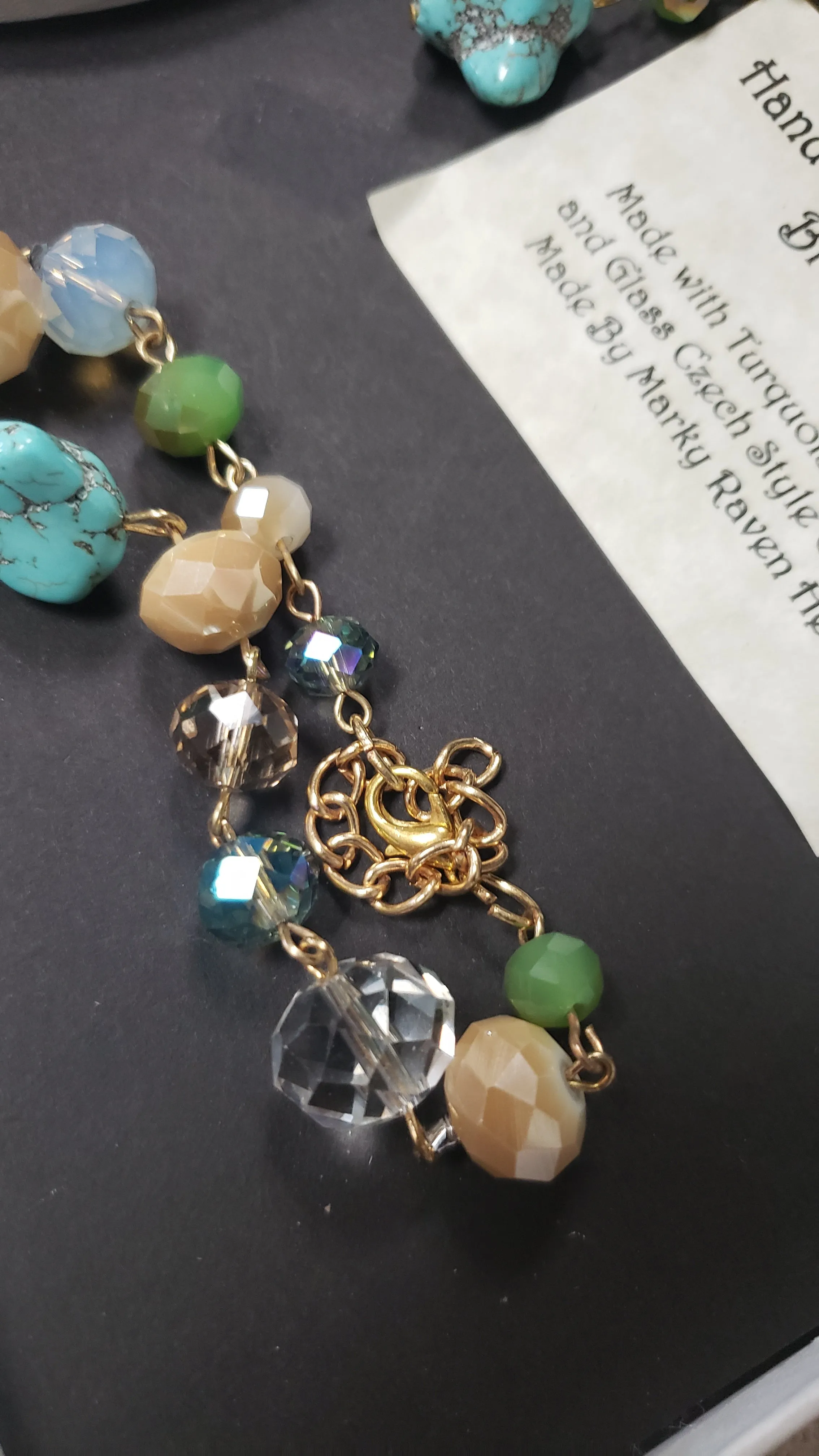 Hand Crafted Earring and Bracet Set