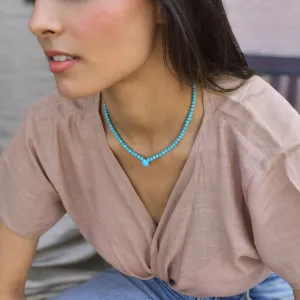 Heart - Turquoise Necklace