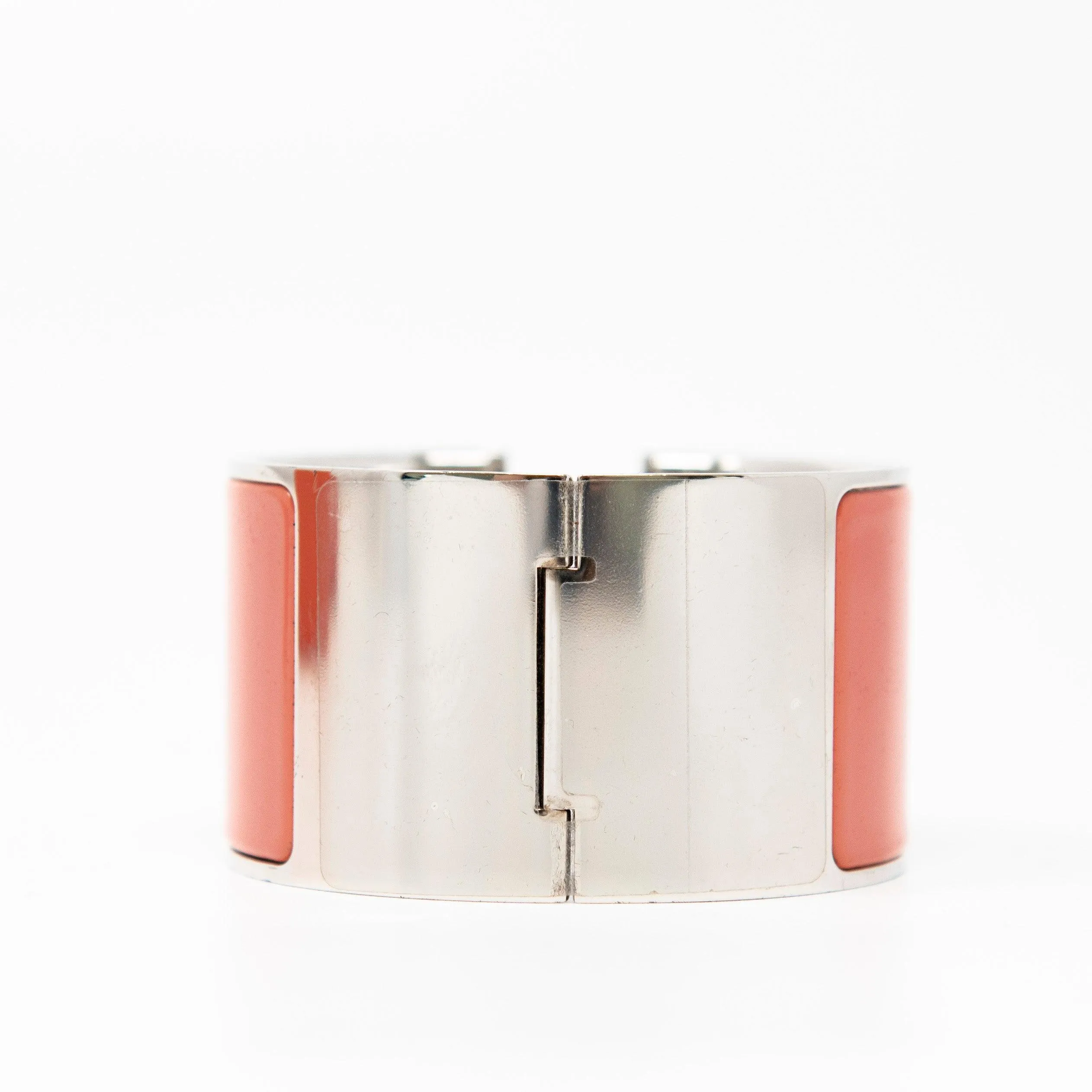 Hermes Coral Extra Wide Clic Clac H Bracelet PM