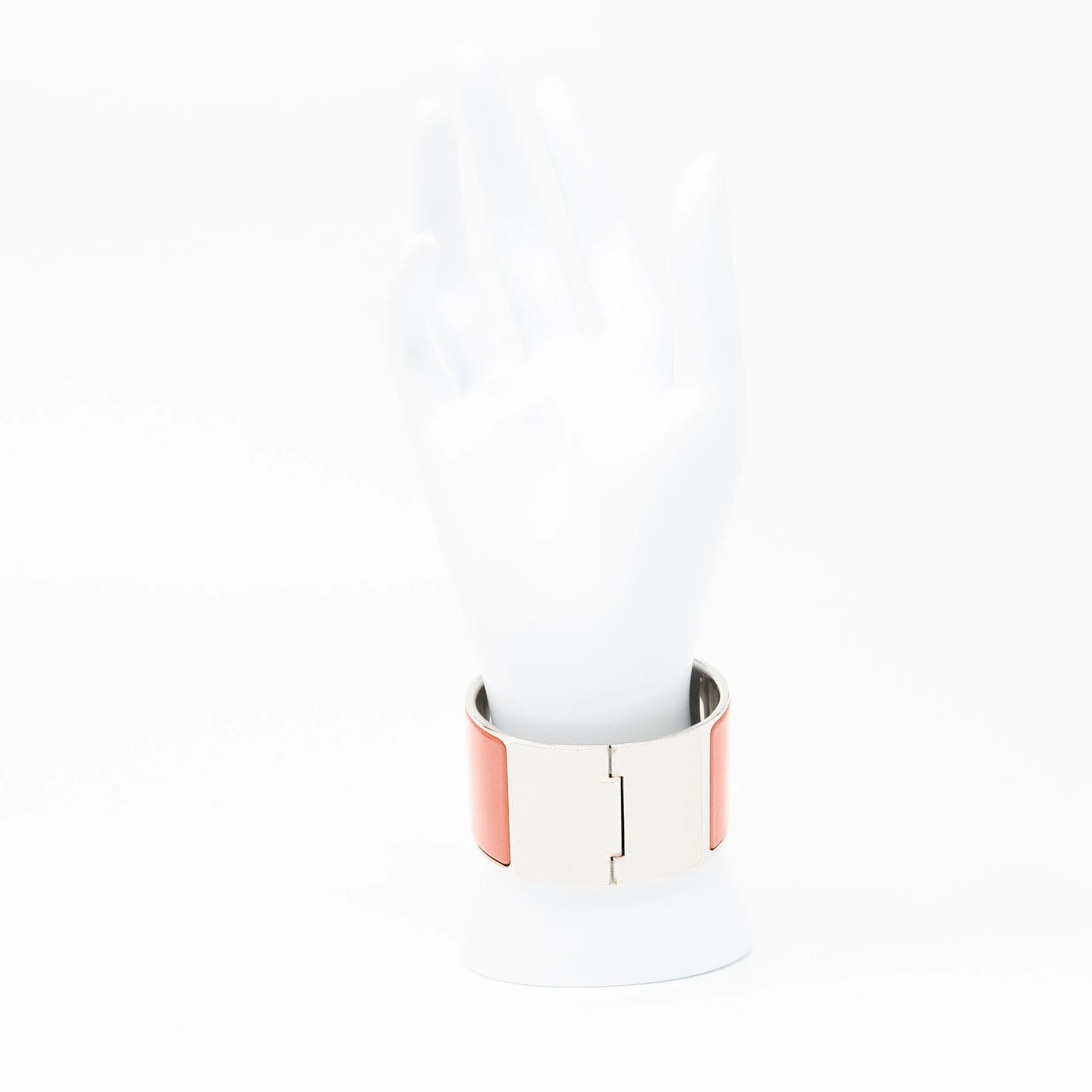Hermes Coral Extra Wide Clic Clac H Bracelet PM