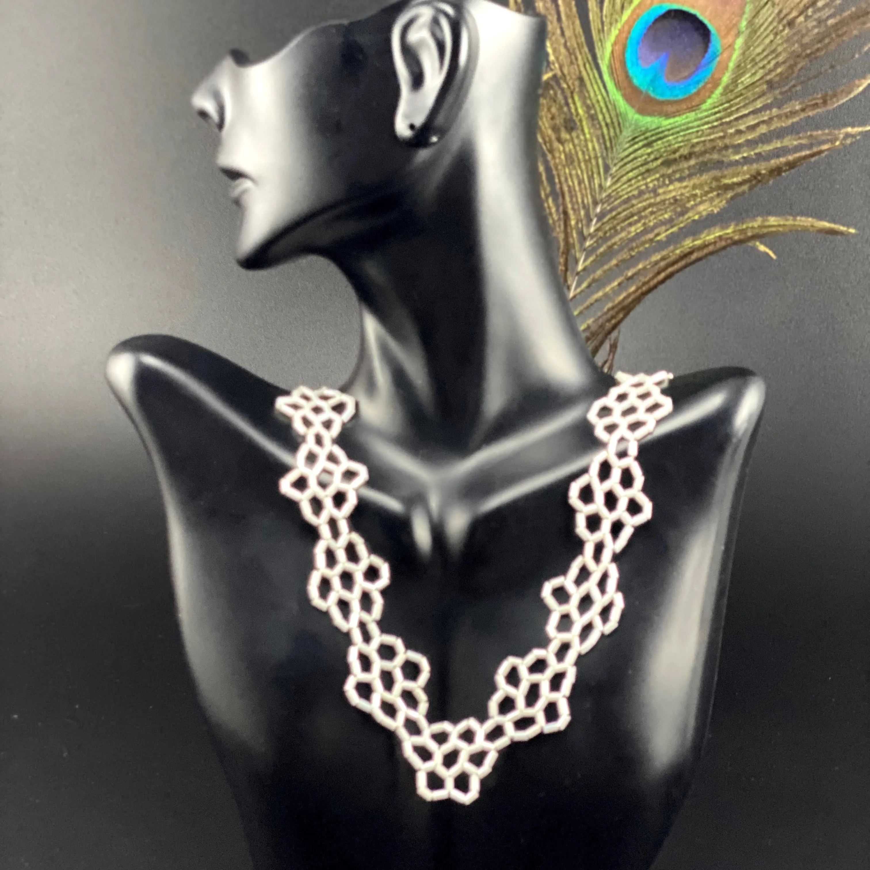 Honeycomb Net Necklace
