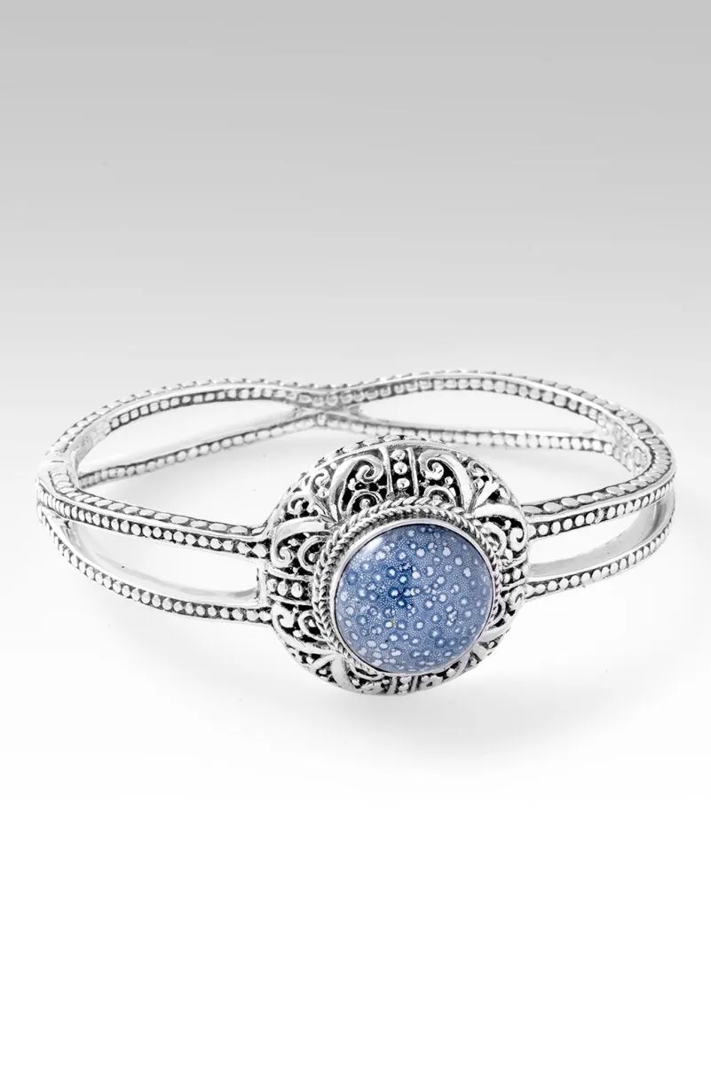 Hope in Him Bangle™ in Blue Sponge Coral