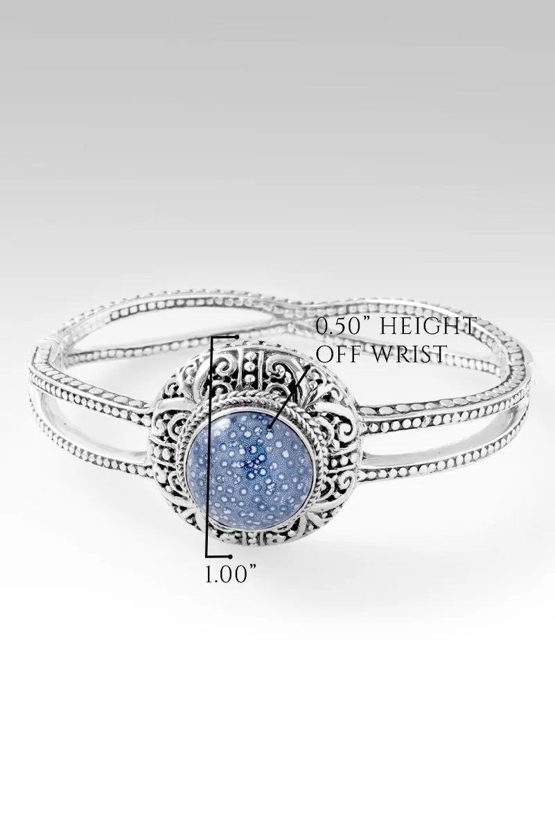 Hope in Him Bangle™ in Blue Sponge Coral
