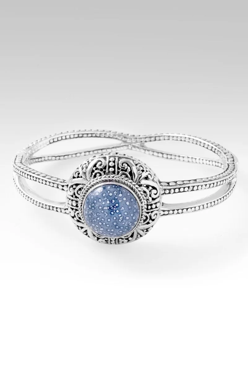 Hope in Him Bangle™ in Blue Sponge Coral