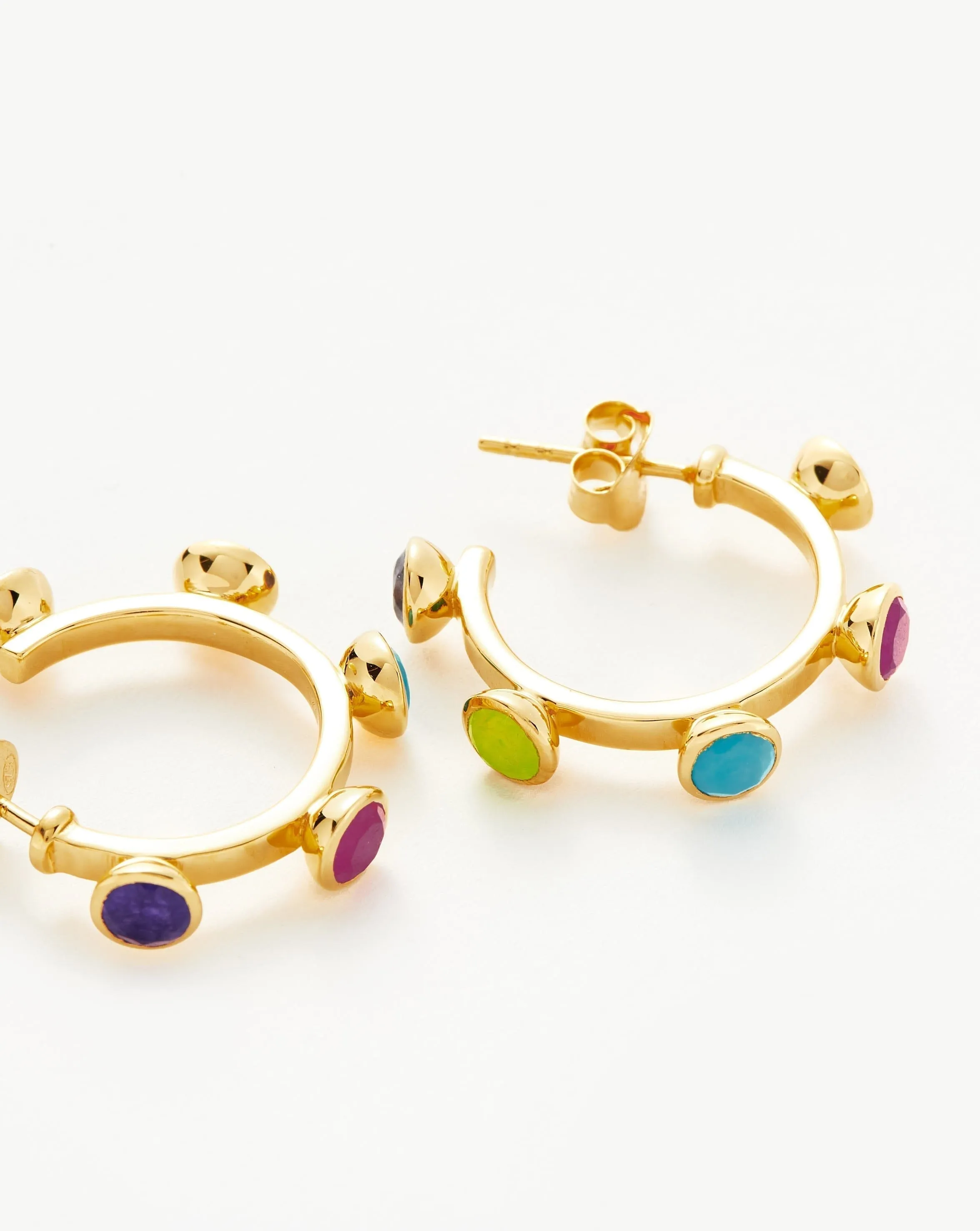Hot Rox Small Hoop Earrings