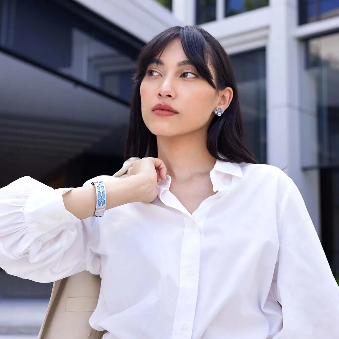 Kawung Bangle - Gazebo Blue
