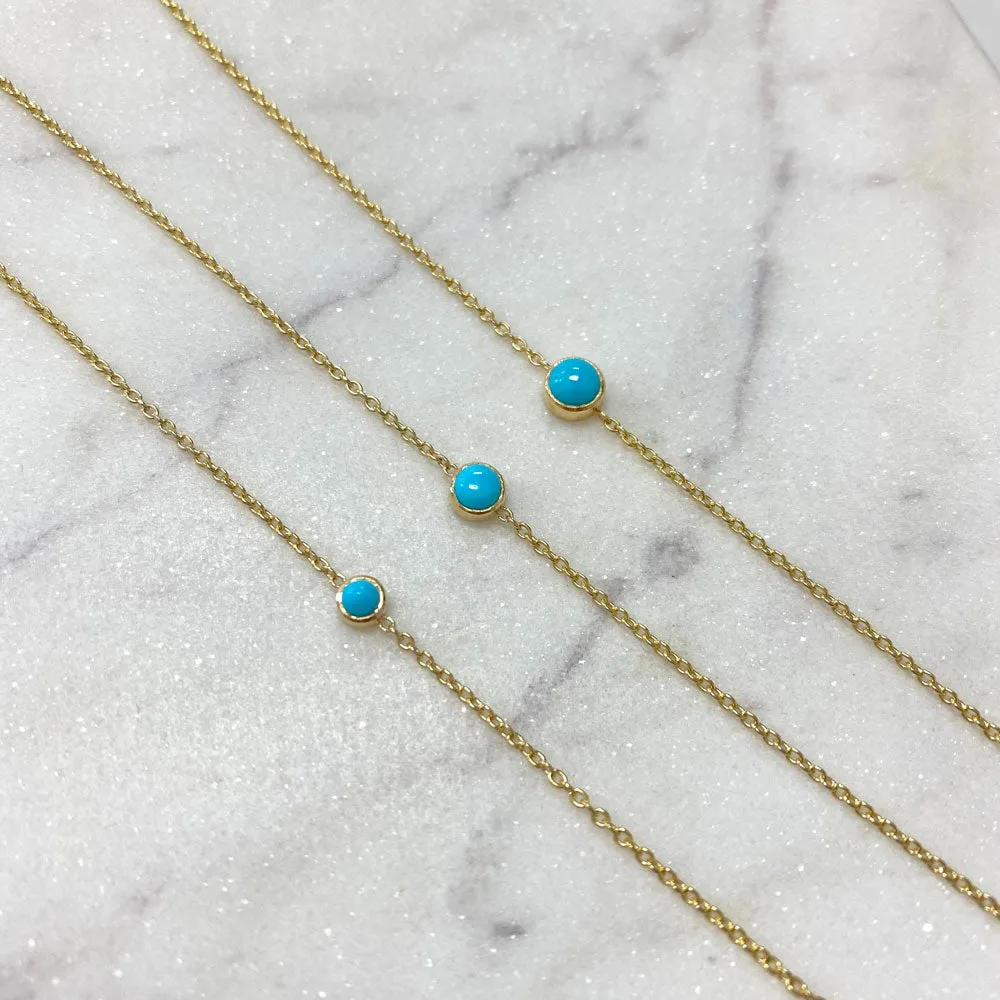 Kids Turquoise Solitaire Bracelet