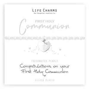 Life Charm First Holy Communion Bracelet
