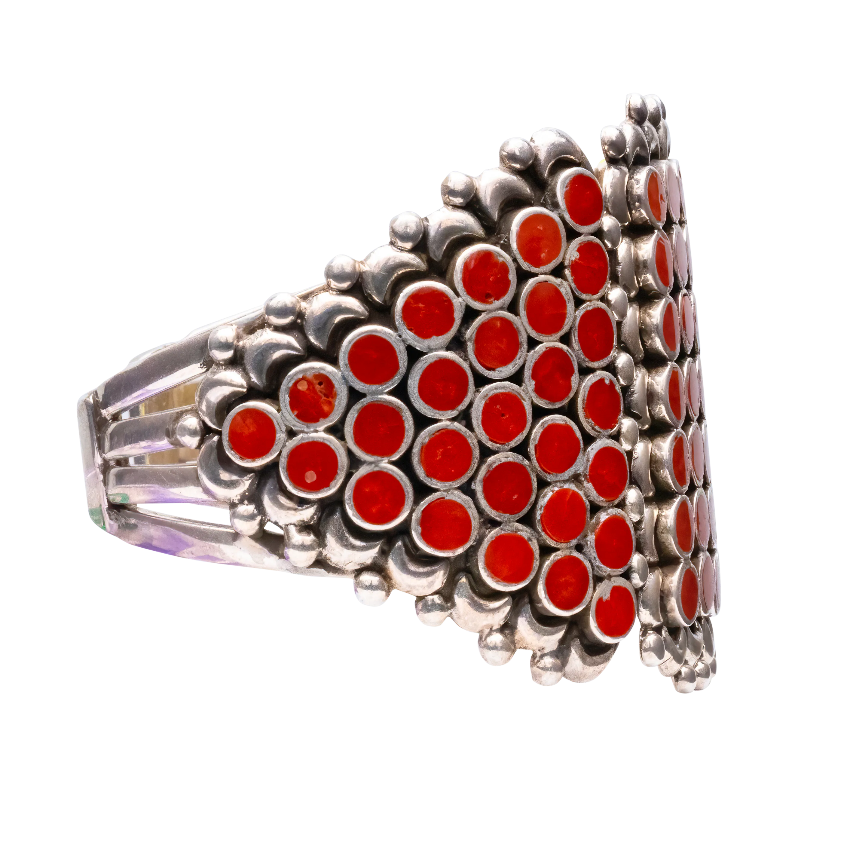 Mediterranean Coral Cuff | Vincent Shirley