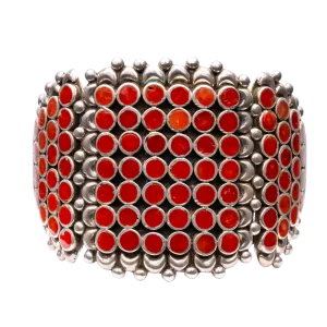 Mediterranean Coral Cuff | Vincent Shirley