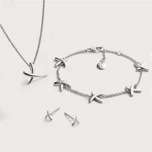 Molto Kiss Bracelet   Pendant   Stud Earring