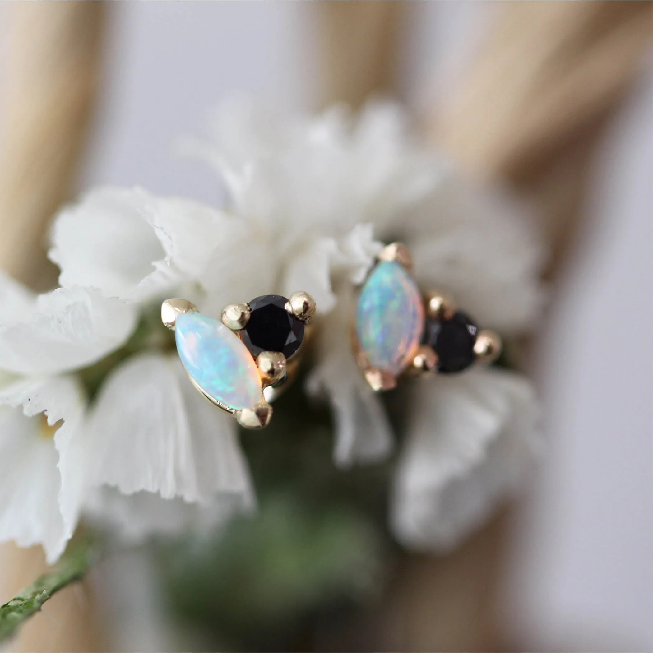 MONICA OPAL EARRINGS