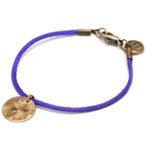 Moon and Stars Satin Cord Bracelet