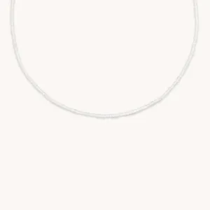 Moonstone Gemstone Necklace in 9k Gold