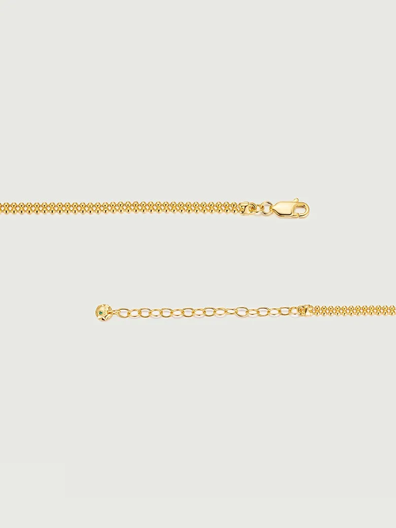 Morganite Double Beaded Necklace