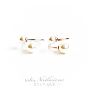 Mother of Pearls Ring - Platinum & Gold - ONLY 1 LEFT!